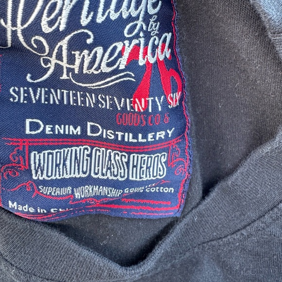 Heritage by America Seventeen Seventy Six Native Chief T-Shirt XL - Picture 5 of 6